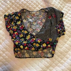 Vintage Flower Crop Top